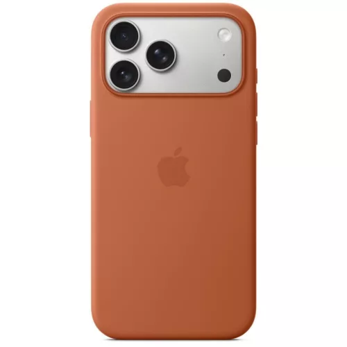 Apple iPhone 17 Pro Max gyári szilikon tok, MagSafe, terrakotta