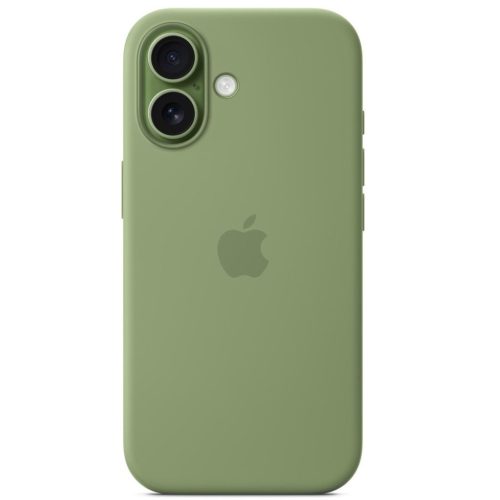 Apple iPhone 17 gyári szilikon tok, MagSafe, világoszöld