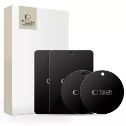   Tech-Protect Metalplate mágnes lap szett autós tartóhoz, fekete (4db)