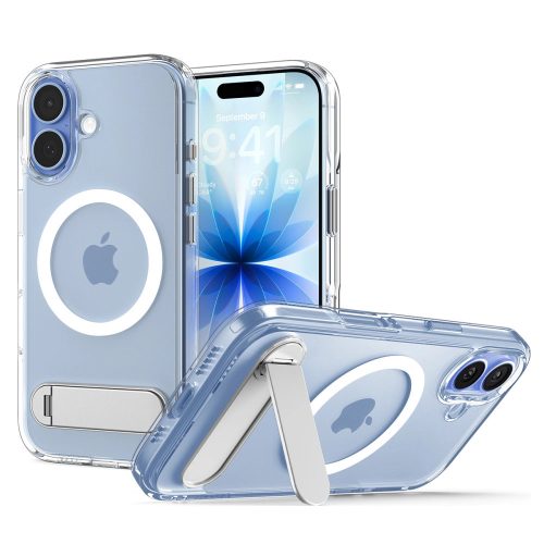 Spigen Ultra Hybrid S MagFit Apple iPhone 17 tok, MagSafe, Clear White, átlátszó-fehér