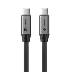   Tactical Fat Man 2.0 USB-C-USB-C töltő- és adatkábel, szilikon, 1m, szürke