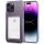 Spigen Crystal Slot Apple iPhone 14 Pro tok kártyatartóval, Crystal Clear, átlátszó