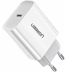   Ugreen CD137 USB-C hálózati töltő adapter, PD 3.0, 20W, fehér