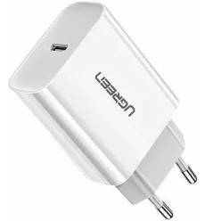   Ugreen CD137 USB-C hálózati töltő adapter, PD 3.0, 20W, fehér