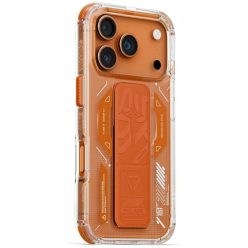   Skinarma Helio Apple iPhone 17 Pro mágneses tok kitámasztóval, narancs