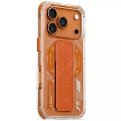  Skinarma Helio Apple iPhone 17 Pro mágneses tok kitámasztóval, narancs