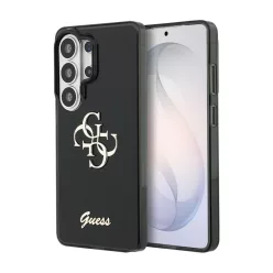   Guess IML 4G Script Metal Logo Samsung Galaxy S26 Ultra tok, fekete