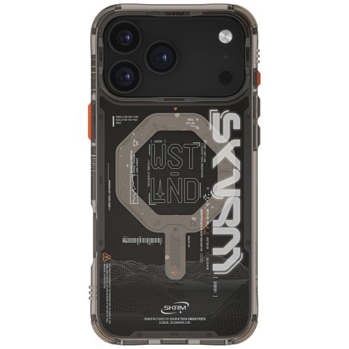 Skinarma Sonix Apple iPhone 17 Pro Max mágneses tok, Magsafe kompatibilis, fekete