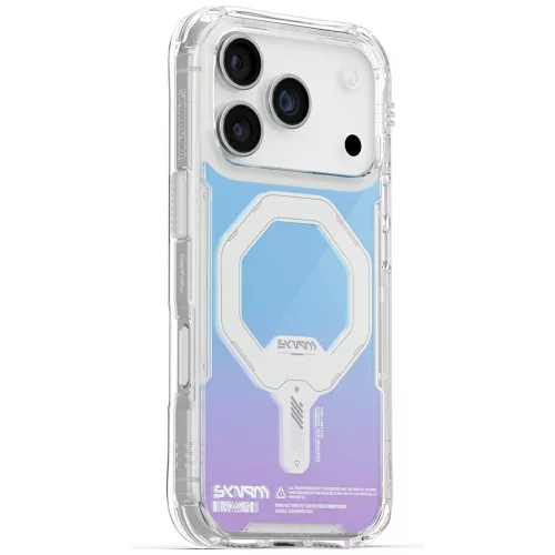 Skinarma Myst Apple iPhone 17 Pro mágneses tok, Magsafe kompatibilis, hologram
