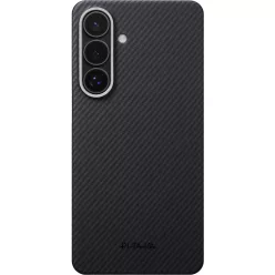   Pitaka Edge Samsung Galaxy S26 hátlap tok, Aramid, MagSafe, fekete-szürke