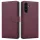 Tech-Protect Wallet Samsung Galaxy A37 flip / kinyitható tok, bordó
