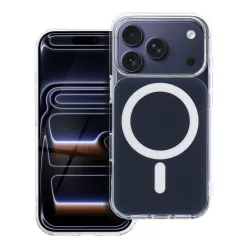   Clear Fusion Mag Samsung Galaxy A57 hátlap tok, MagSafe, kék