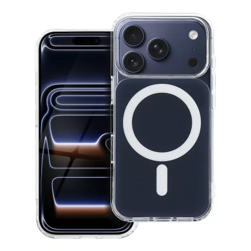 Clear Fusion Mag Samsung Galaxy A57 hátlap tok, MagSafe, kék