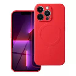   Silicone Mag Samsung Galaxy A57 szilikon hátlap tok, MagSafe, piros