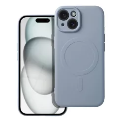   Silicone Mag Samsung Galaxy A57 szilikon hátlap tok, MagSafe, világoskék