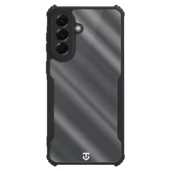   Tactical Quantum Stealth Samsung Galaxy A57 hátlap tok megerősített sarokkal, átlátszó/fekete