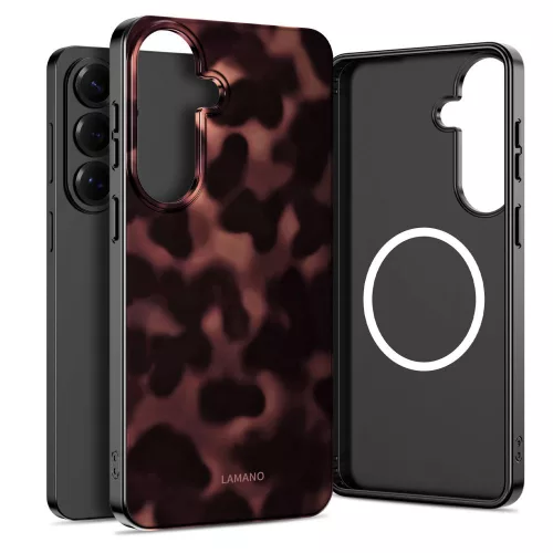Tech-Protect Lamano Samsung Galaxy A57 hátlap tok, MagSafe, Panther, fekete