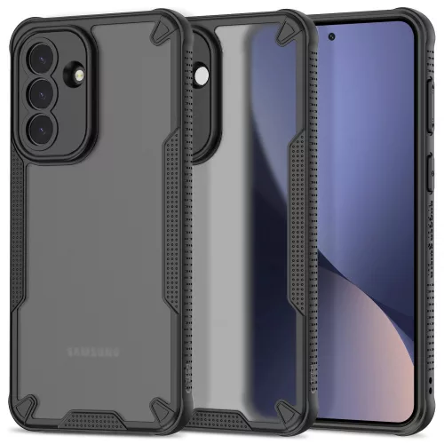 Tech-Protect Rugged Shield Samsung Galaxy A57 ütésálló tok, fekete