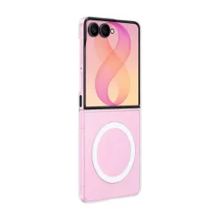   Samsung Galaxy Z Flip 8 Clear Magnet Cover mágneses gyári tok, átlátszó, EF-CF776CTE