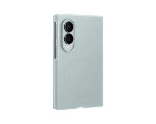 Samsung Galaxy Z Fold 8 Silicone Magnet Cover, gyári tok + 2db fólia, zöld, EF-EF971CGE
