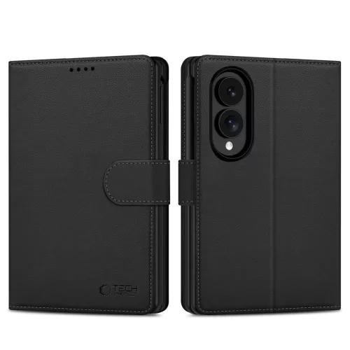 Tech-Protect Wallet Samsung Galaxy Z Fold 8 flip / kinyitható tok, fekete