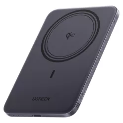   Ugreen PB580 mágneses Powerbank / külső akkumulátor, USB-C, MagSafe, 5000mAh, 15W, szürke
