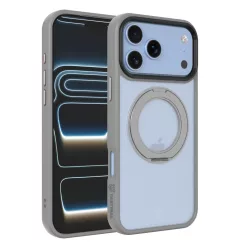   Tactical MagForce Hyperstand Apple iPhone 17 Pro Max/18 Pro Max tok, gyűrűs kitámasztóval, MagSafe, átlátszó-zöld