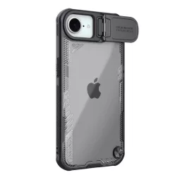   Nillkin Iceblade Prop Apple iPhone 17e / 16e mágneses műanyag hátlap tok kameravédelemmel, MagSafe, fekete