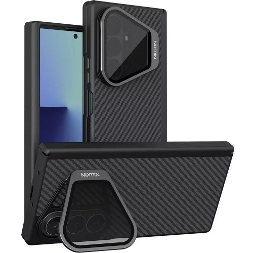 Nillkin CarboProp Aramid Samsung Galaxy Z Fold 8 Ultra mágneses műanyag hátlap tok, fekete