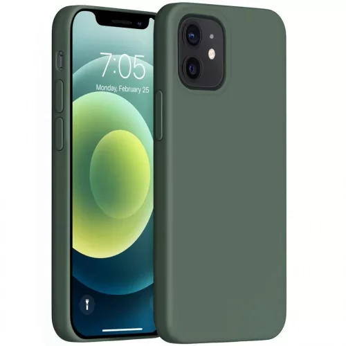 Samsung Galaxy A36 5G SM-A366B, Szilikon tok, Wooze Liquid Silica Gel, sötétzöld