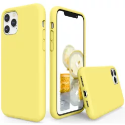   Samsung Galaxy A56 5G SM-A566B, Szilikon tok, Wooze Liquid Silica Gel, sárga