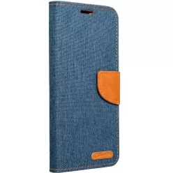   Samsung Galaxy S23 FE SM-S711, Oldalra nyíló tok, stand, Canvas Book, sötétkék