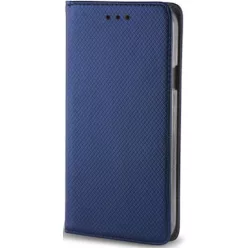   Apple iPhone 17, Oldalra nyíló tok, stand, Smart Magnet, sötétkék