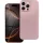 Samsung Galaxy A26 5G SM-A266B, Szilikon tok, mikrofiber plüss belső, csillogó hátlap, Metallic Case, rózsaszín