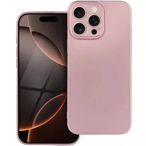 Samsung Galaxy A26 5G SM-A266B, Szilikon tok, mikrofiber plüss belső, csillogó hátlap, Metallic Case, rózsaszín