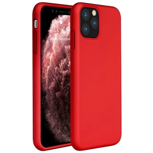 Huawei P30, Szilikon tok, Wooze Liquid Silica Gel, piros
