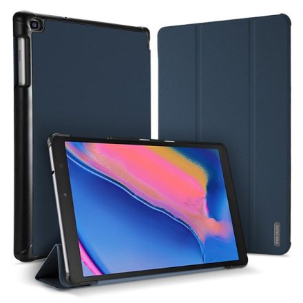 Samsung Galaxy Tab A 8.0 + S Pen (2019) SM-P200 / P205, mappa tok, Trifold, Dux Ducis Domo, sötétkék