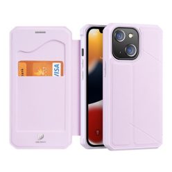   Samsung Galaxy S21 Plus 5G SM-G996, Oldalra nyíló tok, stand, Dux Ducis Skin X New, rózsaszín