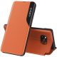 Apple iPhone 13 Pro Max, Oldalra nyíló tok, stand, hívás mutatóval, Wooze FashionBook, sárga