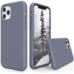   Apple iPhone 13 Mini, Szilikon tok, Wooze Liquid Silica Gel, leander-szürke
