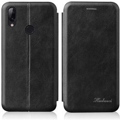   Huawei P40 Lite E, Oldalra nyíló tok, stand, Wooze Protect And Dress Book, fekete