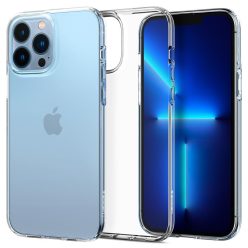   Apple iPhone 13 Pro Max, Szilikon tok, Spigen Liquid Crystal, átlátszó