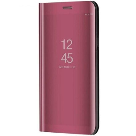 Samsung Galaxy A53 5G SM-A536U, Oldalra nyíló tok, hívás mutatóval, Smart View Cover, vörösarany (utángyártott)