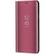 Samsung Galaxy M53 5G SM-M536B, Oldalra nyíló tok, hívás mutatóval, Smart View Cover, vörösarany (utángyártott)