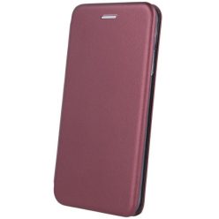   Apple iPhone 14 Pro, Oldalra nyíló tok, stand, Forcell Elegance, bordó