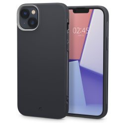   Apple iPhone 14 Plus, Szilikon tok, Magsafe töltővel kompatibilis, Spigen Ciel Cyril Ultra Color Mag, sötétszürke