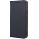 Xiaomi Redmi 10C, Oldalra nyíló tok, valódi bőrtok, stand, Smart Pro, fekete