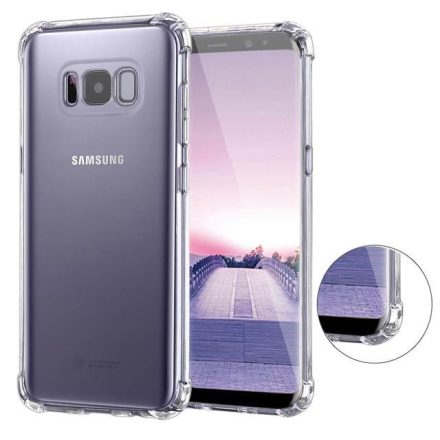 Samsung Galaxy A20 / A30 SM-A205F / A305F, TPU szilikon tok, légpárnás sarok, Clear Armor, átlátszó