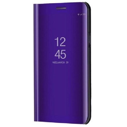 Samsung Galaxy A10s SM-A107F, Oldalra nyíló tok, hívás mutatóval, Smart View Cover, lila (utángyártott)