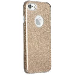 Huawei P40, Szilikon tok, csillogó, Forcell Shining, arany